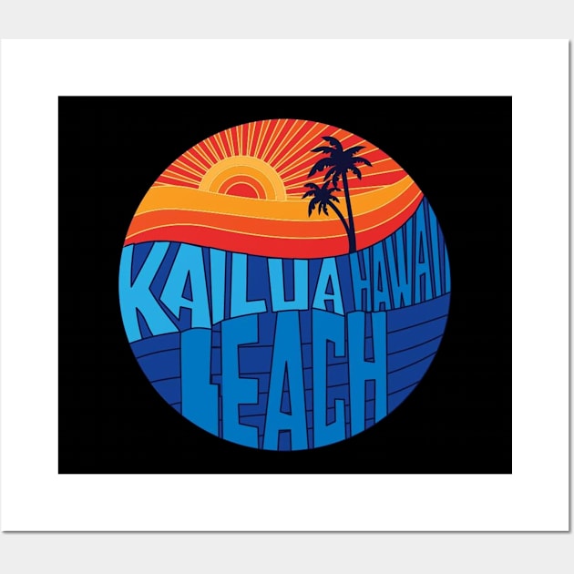Kailua Hawaii Beach Wall Art by saigon199x